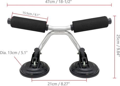 Kayak Roller - Load Assist for SUV Car Roof Lift with Suction Cups