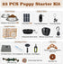 Set Puppy Supplies Starter Kit Puppy Essentials and Dog Stuff for Small Dogs, Includes Bowls, Toys, Toothbrush, Treat