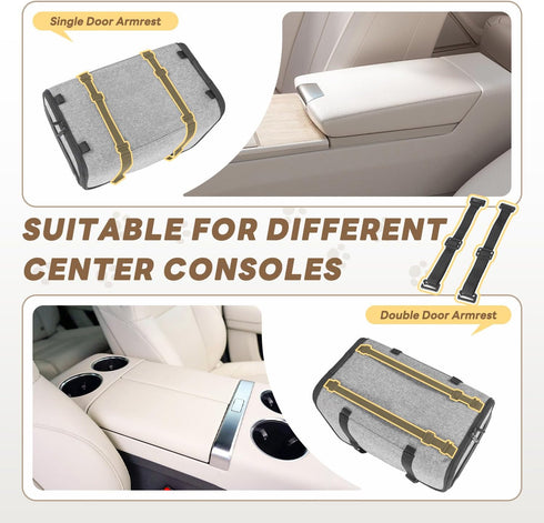 9 Lbs X-ZONE PET Dog Car Seat Pets Center Console Portable Booster Seats with Washable Cushion Safety Belt for Small
