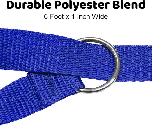 Downtown Pet Supply - 6ft Dog Kennel Slip Lead Leash - Veterinarian, Grooming, Daycare & Animal Rescue Supplies - One