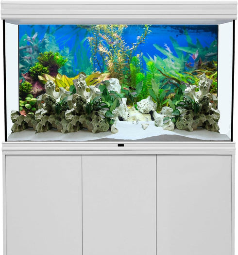 AWERT 60x24 inches Aquatic Plant River Bed & Lake Aquarium Background Vinyl