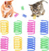ISMARTEN Cat Spring Toy (30 Pack), Cat Kittens Toys Plastic Coil Spiral