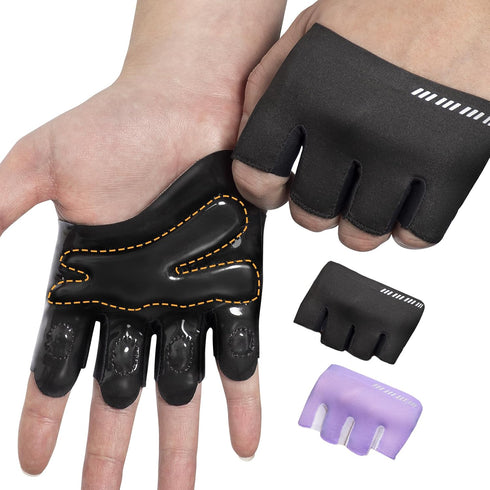 RIGWARL Weight Lifting Workout Gloves Men Women, Breathable Barehand Gym Gloves for