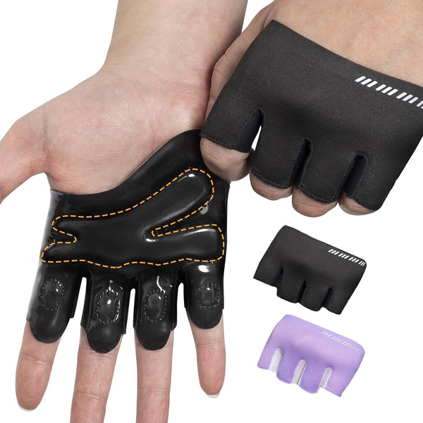 RIGWARL Weight Lifting Workout Gloves Men Women, Breathable Barehand Gym Gloves for