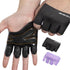 RIGWARL Weight Lifting Workout Gloves Men Women, Breathable Barehand Gym Gloves for