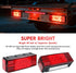 Lcrslitx IP68 4 2 25FT 80" LED Trailer Light Kit, Submersible Waterproof for Boat Trailers, Super Bright Stop Brake