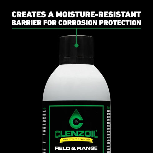 6 oz CLENZOIL Field & Range Aerosol - CLP Gun Lubricant - Premium Firearm Maintenance - Rust Preventative - Aerosol