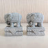 Asian Aquarium Foo Dogs Statue, Fish Tank Decorations, Feng Shui Elephant Ornaments for 10 Gallon Tanks