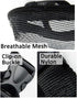 Crazy Felix Nylon Dog Muzzle for Small Medium Large Dogs, Air Mesh Breathable Pet Mouth Guard for Anti-Biting (L, Grey)