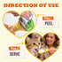 Vitamins&70% 10.16 oz (24 Lickable Cat Grass Treats with Lick-Up Spoons, Healthy Cat Grass Wet Cat Snacks for Hairball