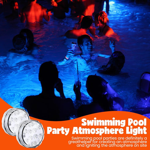 Retisee Marine Waterproof LED Boat Lights, Battery Operated Submersible Interior Lights with Remote