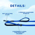 ShawnCo Dream Walk Dog Leash - Premium Nylon Pet Leash with Soft Neoprene Handle for Small, Medium, and Large Dogs
