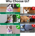 ZFSJTAG Cat Tracker, GPS Tracker, Compatible with Apple Find My App(Only iOS), Real-Time Location Pet Tracker, No