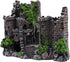 Ancient Castle Design Resin Aquarium Decoration, Stone Cave Hide House for Betta, Shrimp, Turtle