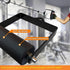 Gym Fitness LAT Pulldown Attachments, Fat Arm Wrestling D Handle Cable Grip for Finger Wrist Strength, Deadlift