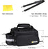 Rhinowalk Bike Trunk Bag 10L, Bicycle Pannier Rear Rack Carrier Bag with Rain Cover