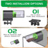 FREESEA Automatic Fish Feeder for Aquarium: Small USB Rechargeable Auto Fish Food Dispenser with Timer for Vacation
