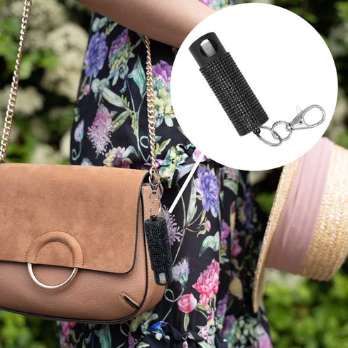 Red Hot Pepper Spray Keychain for Women, Quick Access with 16 Foot Range
