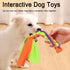 2 Pack Dog Fleece Rope Toy, Interactive Flirt Pole Replacement Toys for Tug and Chase, Chewing Rope Pet Tether