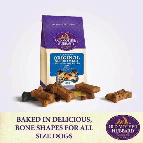 Old Mother Hubbard Crunchy Classic Natural Dog Treats - Original Assortment, 2 Pack