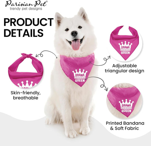Parisian Pet Drama Queen Dog Bandana - Small