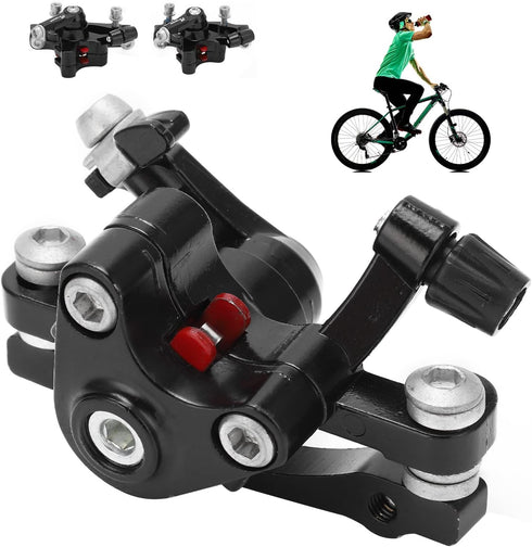 Front Rear Disc Brake Calipers, Aluminum Alloy for Mountain and Road Bicycle