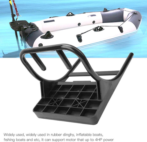 Fockety Inflatable Boat Motor Mount, Accessory for Fishing Kayak, Professional Sturdy Motor Stand