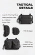 Backpacks Black Tactical Molle EDC Pouch - Admin Pouch with Molle Attachments
