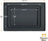 Neater Pet Brands Waterproof Silicone Pet Bowls Mat - Neater Mat Protect Floors from Food & Water (Midnight Black, 16"