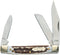 Uncle Henry Next Gen Staglon 807UHCP JR Folding Knife, 3-Blade with Staglon Handle