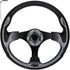 Golf Cart Steering Wheel - Fit for Club Car DS & Precedent, EZGO TXT & RXV, Universal Steering Wheel