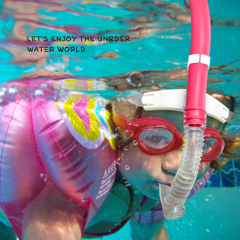 Kids Snorkel for Swimming, Rotate Function for Boys & Girls, Child Training Swimming Snorkel