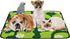 Qeils Reusable Puppy Pads for Small Dogs, Washable Pee Pads with Non-Slip