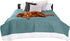 Furhaven Waterproof & Non-Slip Twin Size Mattress Cover Protector for Dogs & Cats, Washable, Nile Blue, Small/Twin Size
