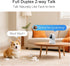 CINMOORE 2.5K 2.4GHz 2-Way Pet/Dog Camera with Speaker/Phone App, No-Monthly-Fee AI Person/Pet/Cry Detection Security