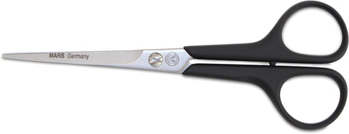 Mars Professional Stainless Steel Hair Grooming Scissors, 6" Length with Nylon Handles