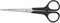 Mars Professional Stainless Steel Hair Grooming Scissors, 6" Length with Nylon Handles
