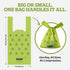 900-Count Pogis Dog Poop Bags with Handles Extra-Thick, Leak-Proof, Large, Unscented