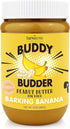BUDDY BUDDER Barkin' Banana, 100% Natural Dog Peanut Butter, 17oz Jars, Healthy Treats for Dogs