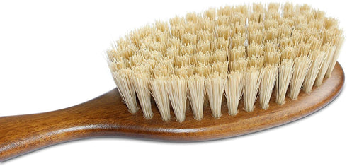 Mars Coat King Bristle Cat Hair Brush Deshedding Tool, Wooden Handle, ¾" Bristles, 2" Wide Head