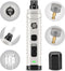 Dog Nail Grinder - Ultra Quiet Rechargeable Trimmer with 2 LED Lights, 2-Speed for Small, Medium and Large Dogs