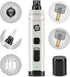 Dog Nail Grinder - Ultra Quiet Rechargeable Trimmer with 2 LED Lights, 2-Speed for Small, Medium and Large Dogs