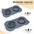 Slow Feeder Dog Bowls, Non-Skid Silicone, Non-Spill Drinking Bowl for Small Medium Dogs and Cats, Dishwasher Safe