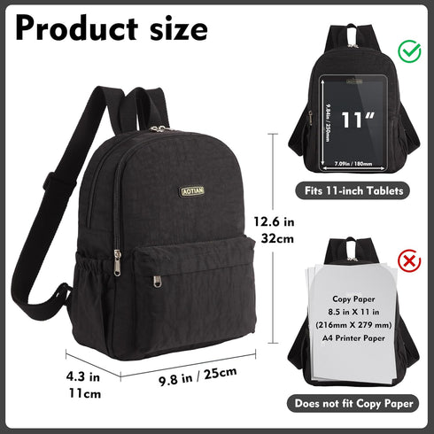Backpack Daypack AOTIAN Lightweight Small Hiking for Women - Durable Water-Resistant for Travel, Camping & Outdoor