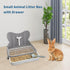 Shinycome Pet Bathroom for Large Canines Detachable Net Tray and Against Slip Base Compact Indoor Plan Training Pad