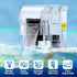 5 Gallon Aquarium Filter with Surface Skimmer, Small Quiet Fish Tank Filter, Biochemical Cotton Filtration & Adjustable Water Flow, Waterfall Design for Increasing Oxygen, Hang on Back Filter