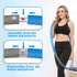 NEOWEEK 2lb Adjustable Exercise Hoops for Adults - Detachable Soft Hoola Weighted Hoop for Weight Loss