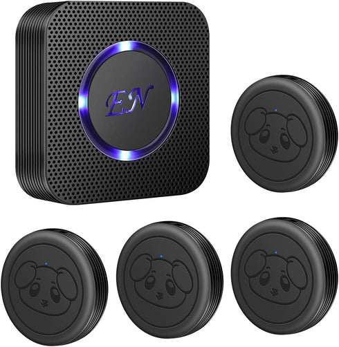 EverNary Dog Door Bell, Wireless Doggie Doorbells for Potty Training, Door Bell