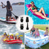 Inflatable SUP Pump Adaptor Compressor with 4 Air Valve Nozzles for Paddle Board, Inflatable Boat, and Bed