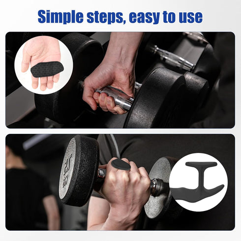 Lymocsu Weight Lifting Grips,Lifting Grips for Men and Women, Non-Slip and wear-Resistant rypt Grip, Used
